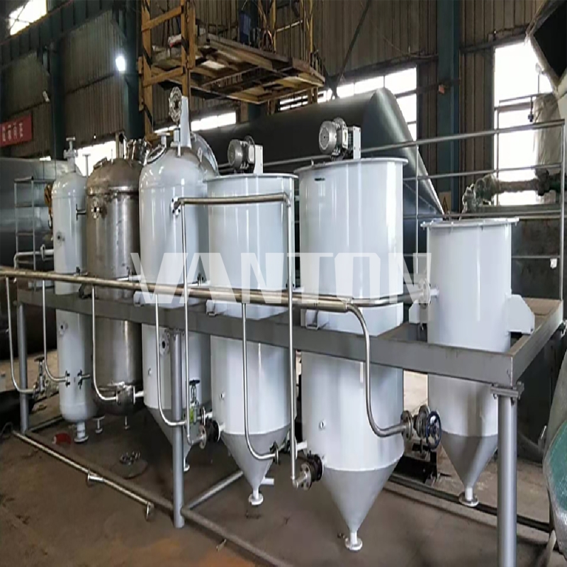 1-2tons/day oil refining line